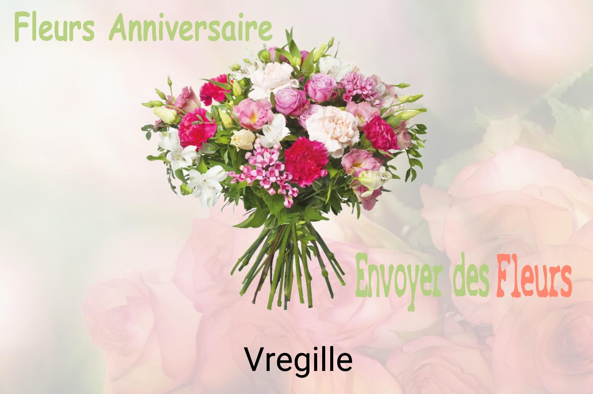 Bouquet de fleurs d’anniversaire livré à Vregille